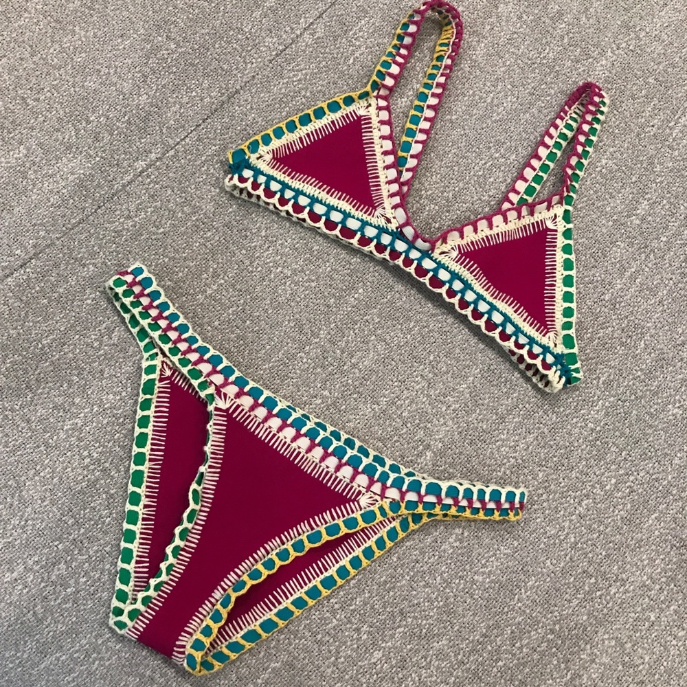 Kiini crochet bikini set